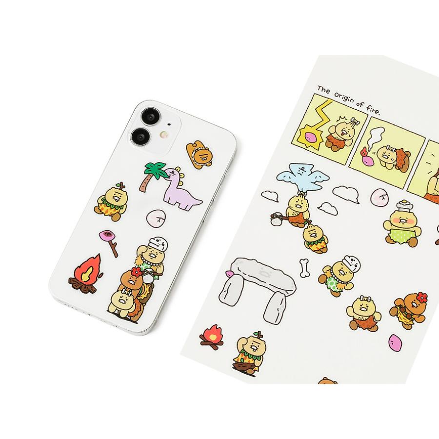 Kakao Friends - WOOGA CHOON Transparent Sticker (Friends)