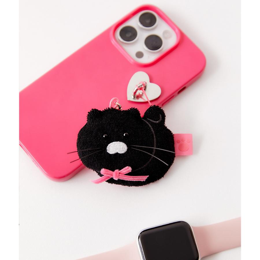 Kakao Friends - Black Choon Mobile Phone Cleaner Strap (Choonsik)