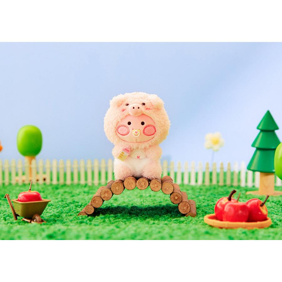 Kakao Friends - FRIENDZOO Pig Doll Keyring (Little Apeach)