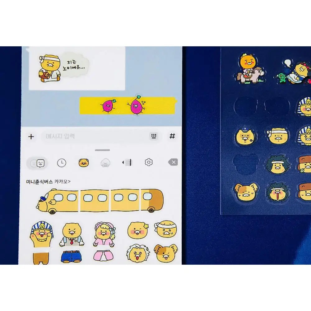 Kakao Friends - Choonsik Bus Transparent Sticker - Kakao Friends - Sticker - Harumio