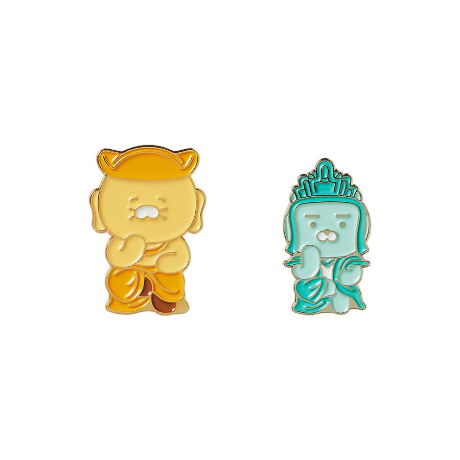 MU:DS x Kakao Friends - Pensive Bodhisattva Badge 2-P Set (Ryan & Choonsik)