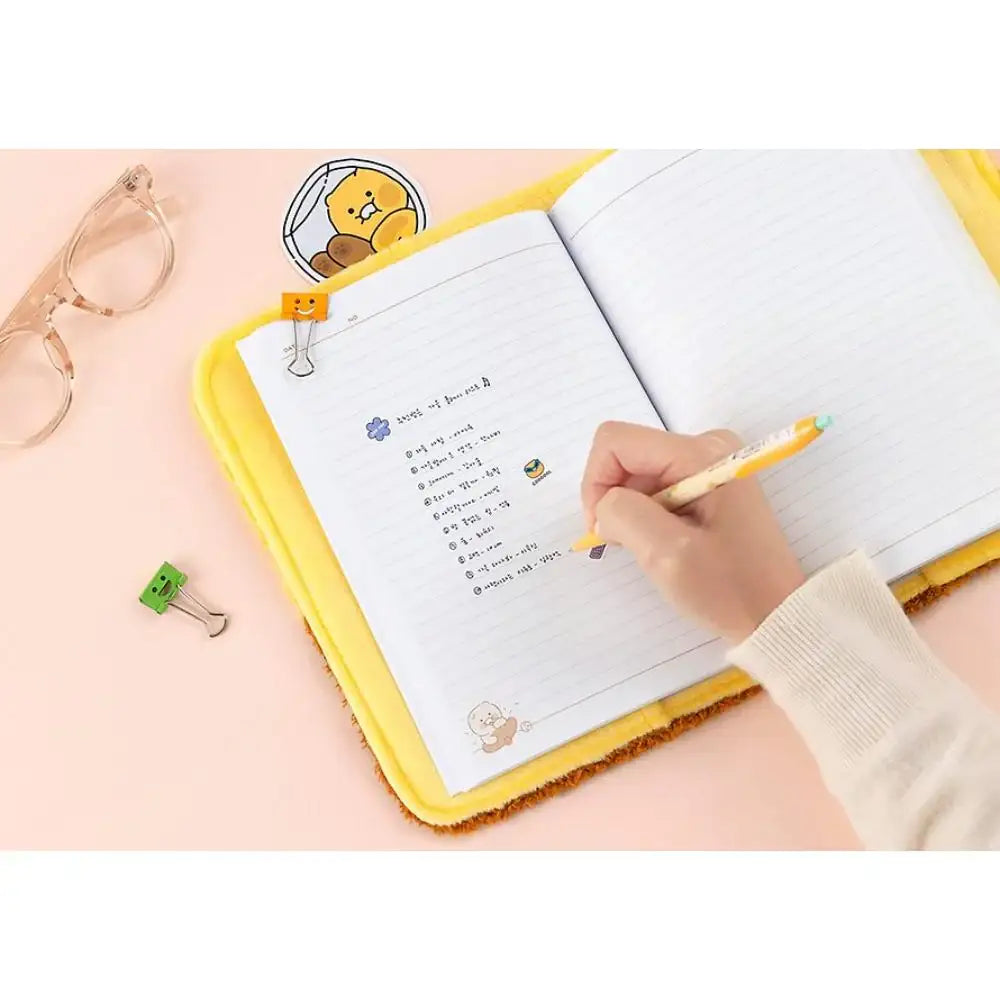 Kakao Friends - Choonsik Ordinary Fabric Notebook - Kakao Friends - Notebook - Harumio