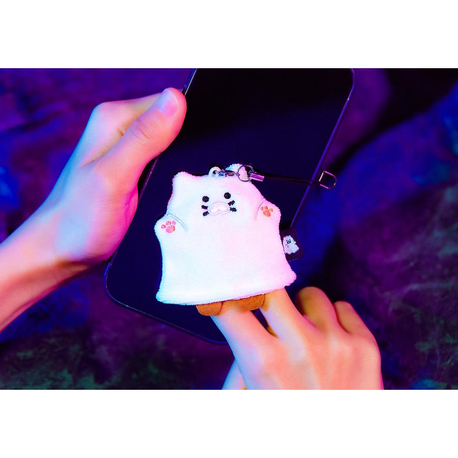 Kakao Friends - Nyangnyang Special Ghost Smartphone Cleaner Strap (Choonsik)