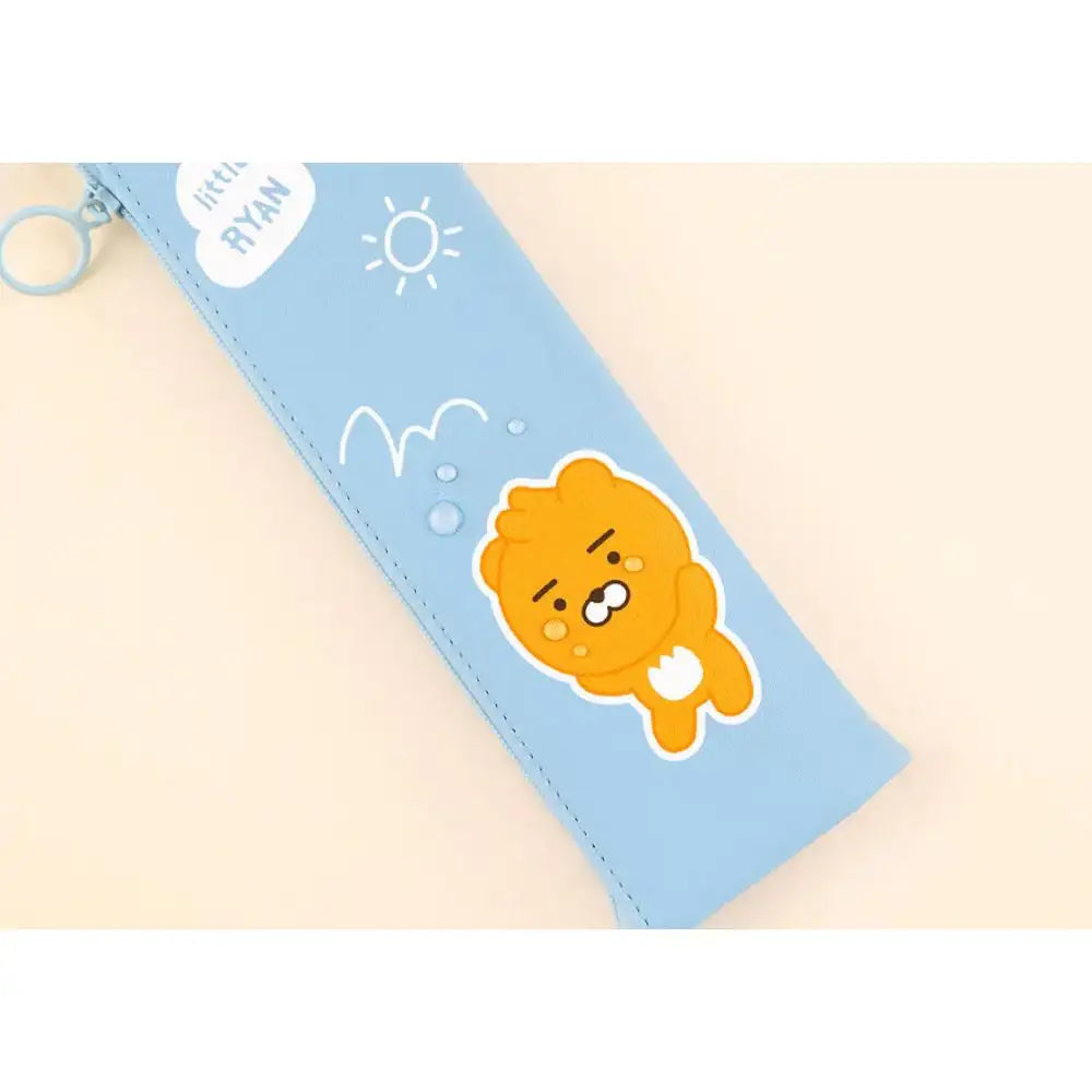 Kakao Friends - Lovely Little Ryan Mini Flat Pencil Case