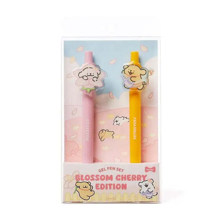 Kakao Friends - Cherry Blossom Maltese Ballpoint Pen Set - Kakao Friends - Home & Living, Accessories - Harumio
