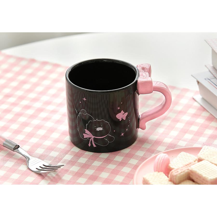 Kakao Friends - Black Choon Spring Ribbon Mug