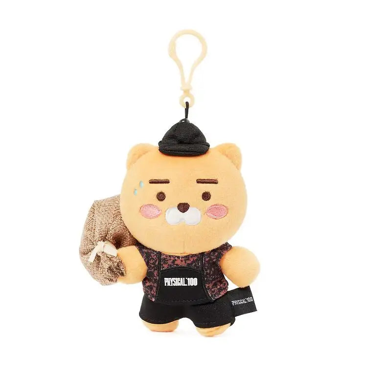 ☆sinoon☆ Shinun X Kakao Friends Fluffy Ryan Doll Keyring KAKAO FRIENDS 2024 Cheer up Mini Doll - Little Ryan Keyring
