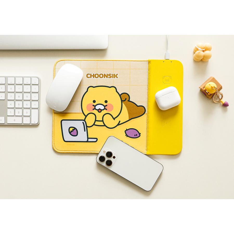 Kakao Friends - Wireless Charging Mouse Pad (Choonsik)