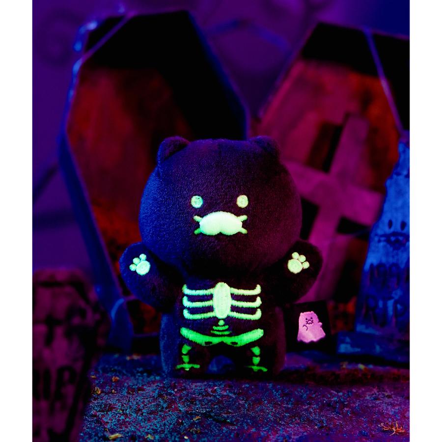 Kakao Friends - Nyangnyang Special Glow-in-the-Dark Skull Doll Keyring (Choonsik)