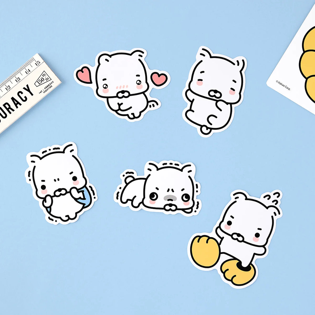 Kakao Friends - Bokshimi Removable Sticker
