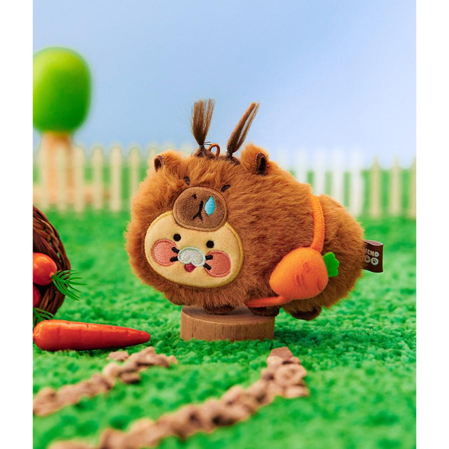 Kakao Friends - FRIENDZOO Capybara Doll Keyring (Choonsik)