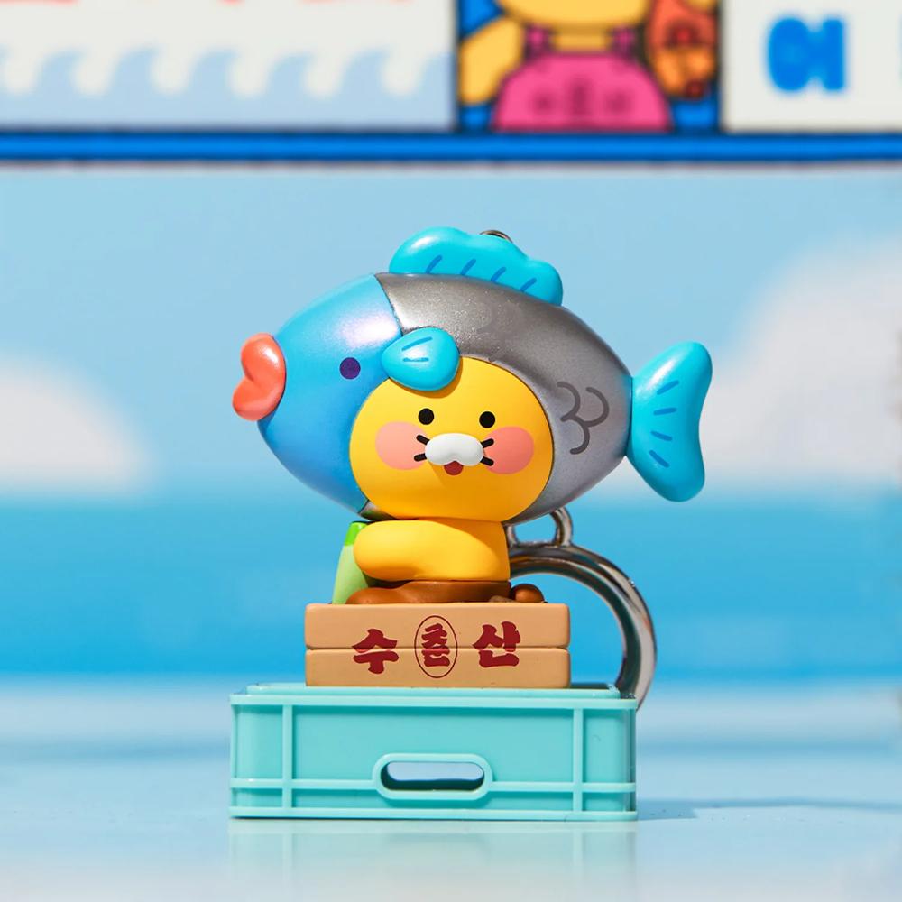 Kakao Friends - Chunsoo-san Fish Figure Keychain (Choonsik)
