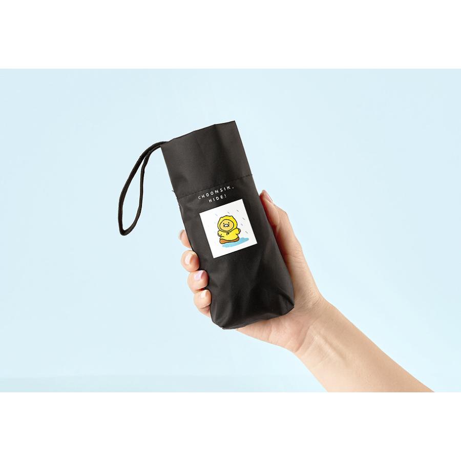 Kakao Friends - Choonsik Flat Black Parasol