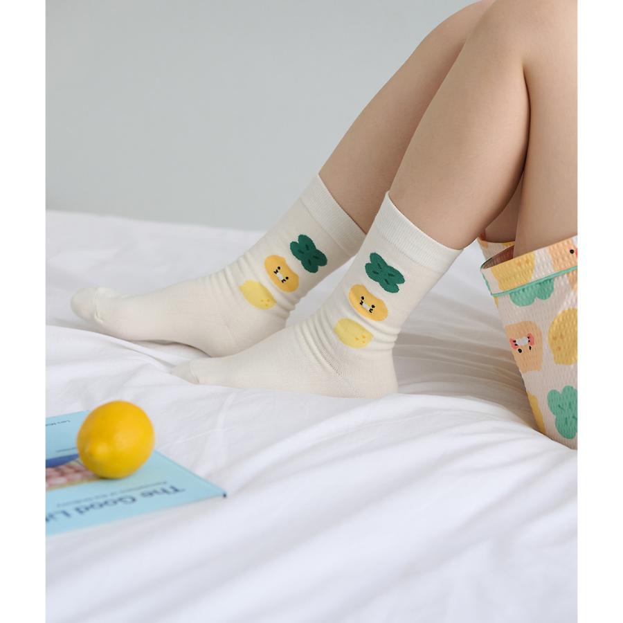 Kakao Friends - Lucky Day Choonsik Ivory Socks