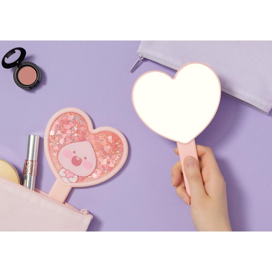 Kakao Friends - Lovely Apeach Glitter Hand Mirror