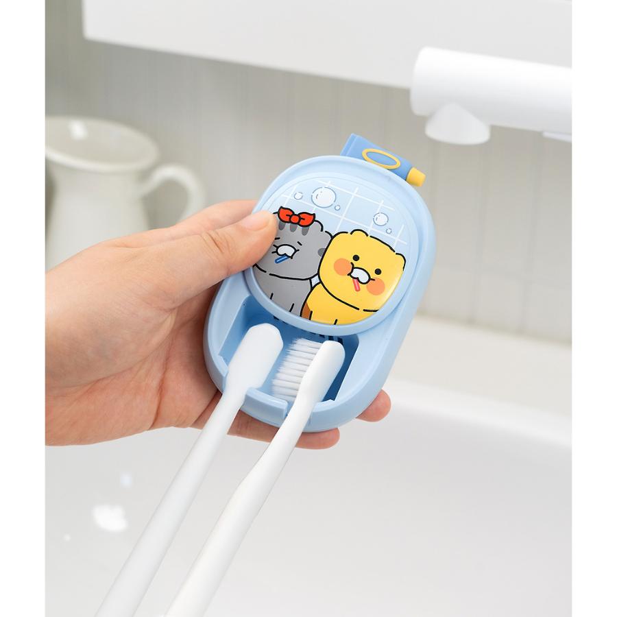Kakao Friends - Choonsik Blue Partner Dual Toothbrush Sterilizer