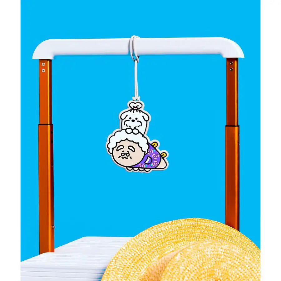 Kakao Friends - Jjordy Silicone Luggage Tag (Halmi-jjo) - Kakao Friends - luggage tag - Harumio