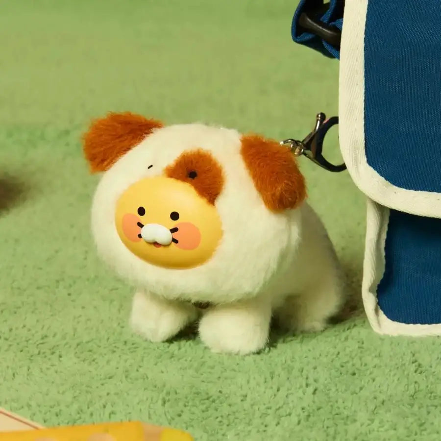 Kakao Friends - FRIENDZOO Choonsik Spotted Puppy Doll Figure Keyring - Kakao Friends - Doll Keyring - Harumio