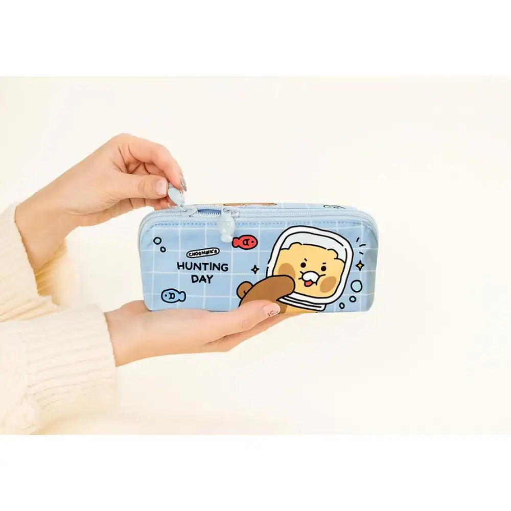 Kakao Friends - Choonsik Ordinary Partition Pouch - Kakao Friends - Pouch - Harumio