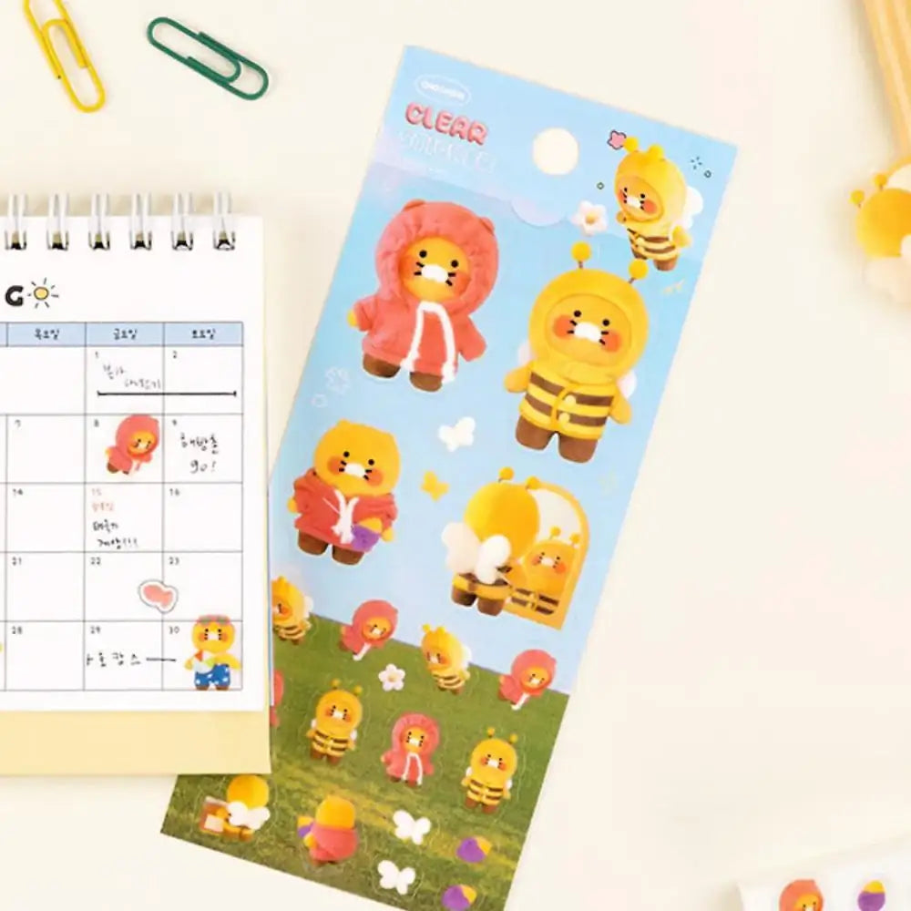 Kakao Friends - Choonsik Photo Clear Deco Sticker - Kakao Friends - Sticker - Harumio