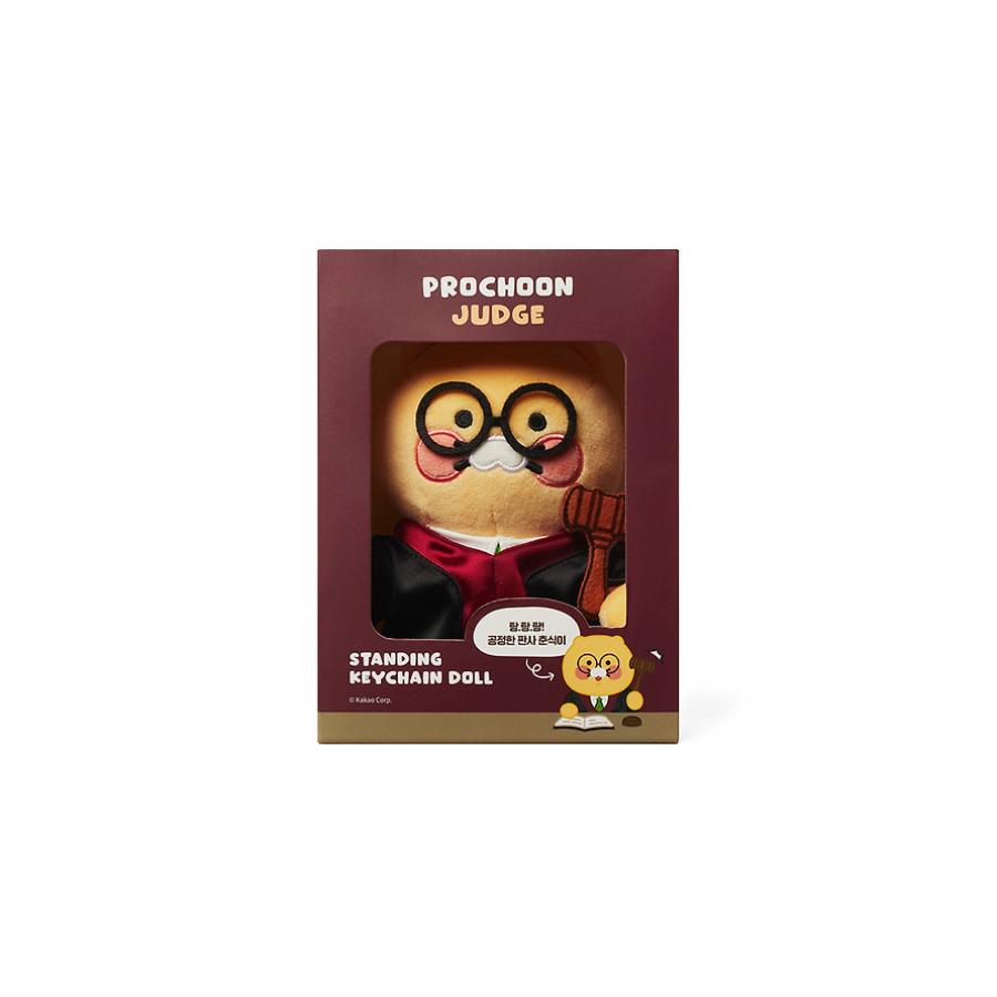 Kakao Friends - PROCHOON Judge Standing Doll Keychain (Choonsik)
