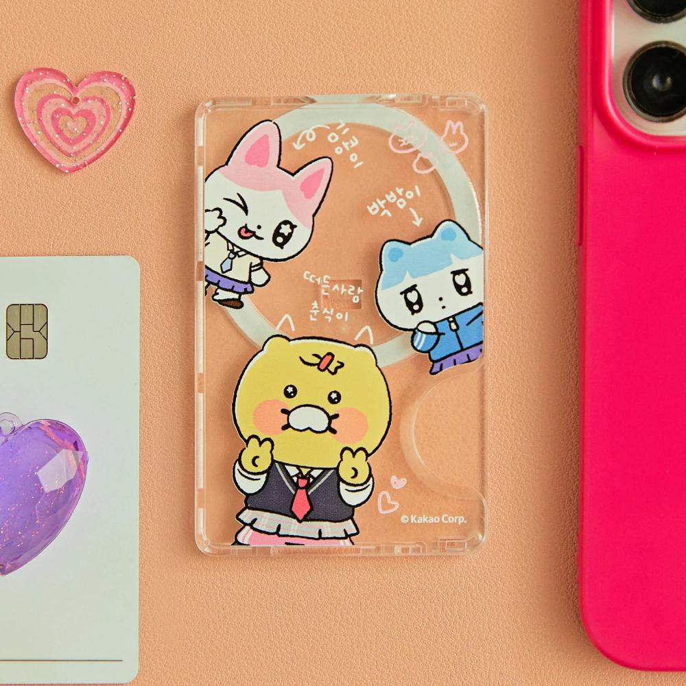 Kakao Friends - Savage Choonsik MagSafe Cardholder Student ID Card - Kakao Friends - Student ID Cardholder - Harumio
