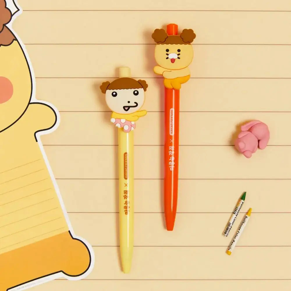 Maru Is a Puppy x Kakao Friends - Maru Choonsik Gel Pen Set (2P) - Webtoon Friends - Gel Pen - Harumio