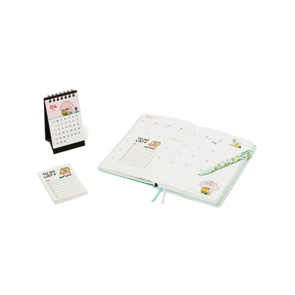 Kakao Friends - 2024 Newborn Weekly Diary & Desk Calendar Set