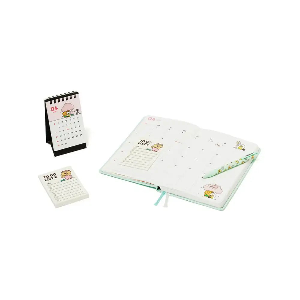 Kakao Friends - 2024 Newborn Weekly Diary & Desk Calendar Set - Kakao Friends - Home & Living, Accessories - Harumio