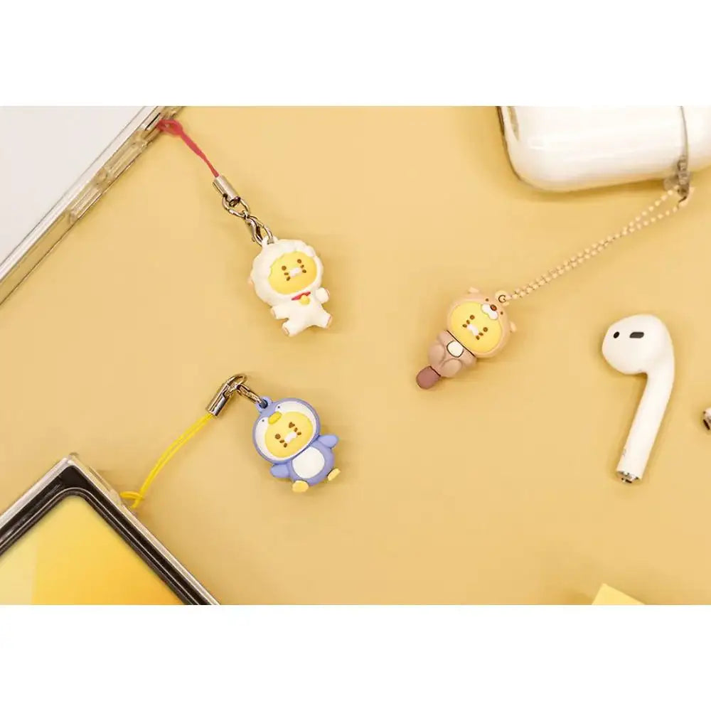 Kakao Friends - Choonsik Figure Phone Keyring - Kakao Friends - Doll keyring - Harumio