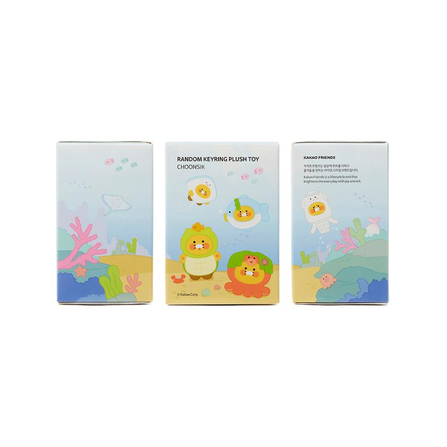 Kakao Friends - FRIENDZOO Marine Animal Random Doll Keyring (Choonsik)