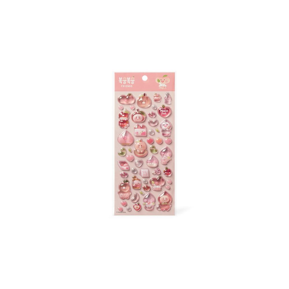 Kakao Friends - Peach Fresh Water Drop Sticker (Friends)
