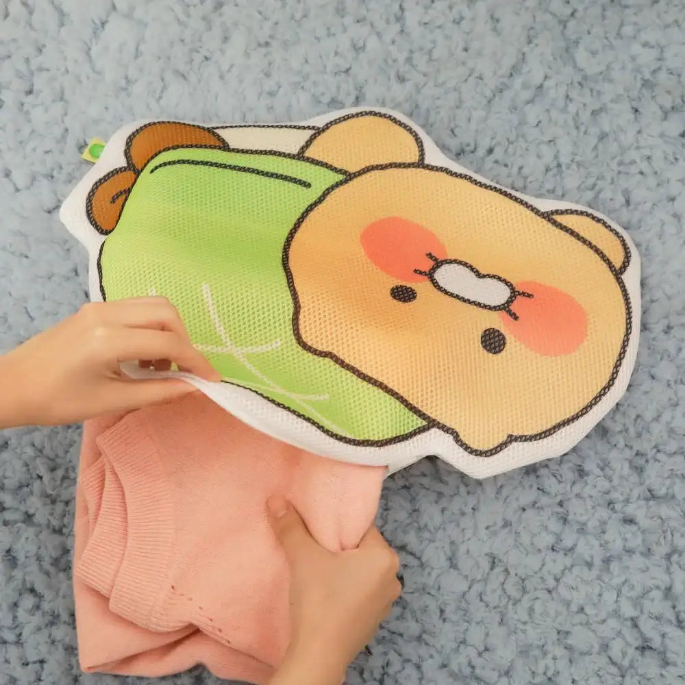 Kakao Friends - Melon Bread Turtle Laundry Net - Kakao Friends - laundry bag - Harumio
