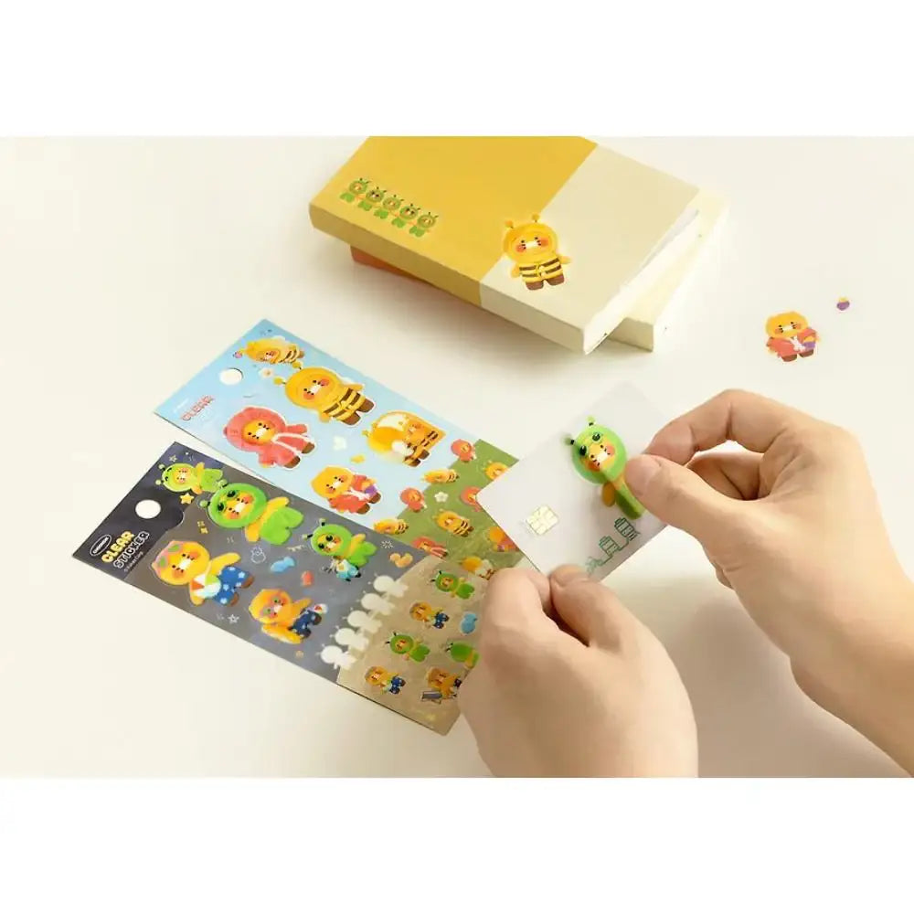 Kakao Friends - Choonsik Photo Clear Deco Sticker - Kakao Friends - Sticker - Harumio