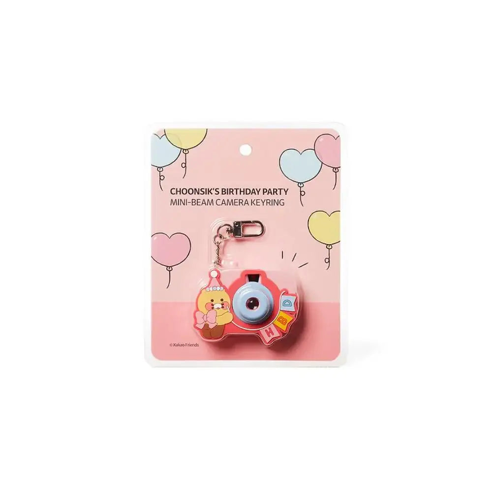Kakao Friends - Choonsik's Birthday Party Mini-Beam Camera Keyring - Kakao Friends - Keyring - Harumio