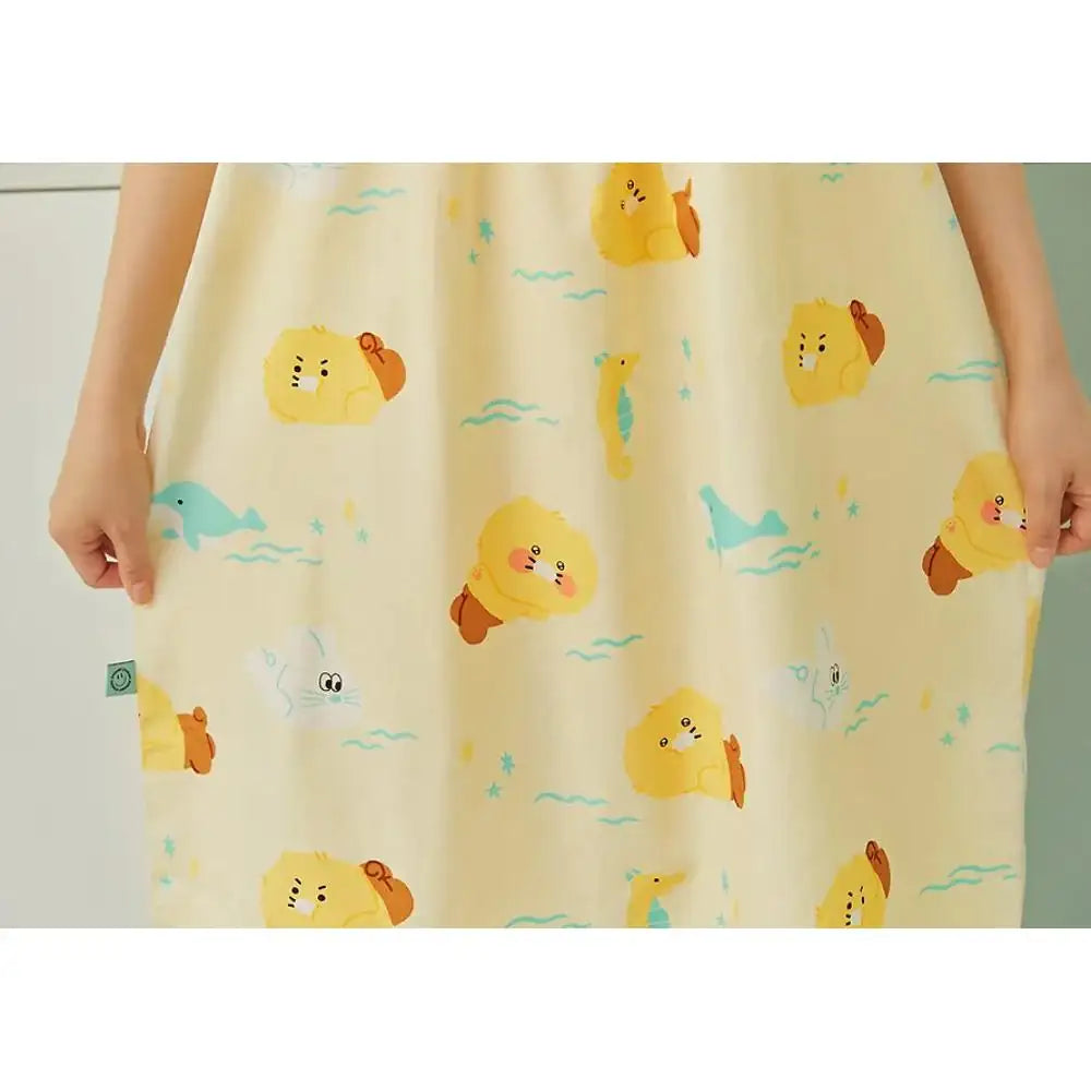 Apricot Studios x Kakao Friends - Choonsik Sleeveless One-Piece Dress - Kakao Friends - Pajamas - Harumio