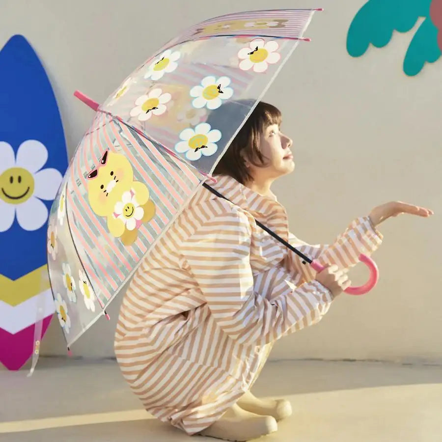 Wiggle Wiggle x Kakao Friends - Choonsik Transparent Umbrella - Wiggle Wiggle x Kakao Friends - Umbrella - Harumio