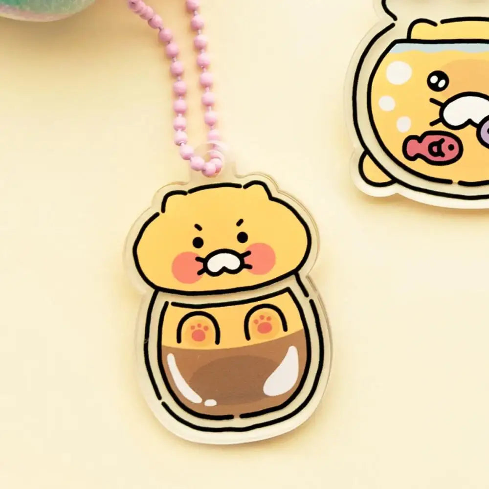 Kakao Friends - Choonsik Clear Acrylic Keyring - Kakao Friends - Acrylic Keyring - Harumio