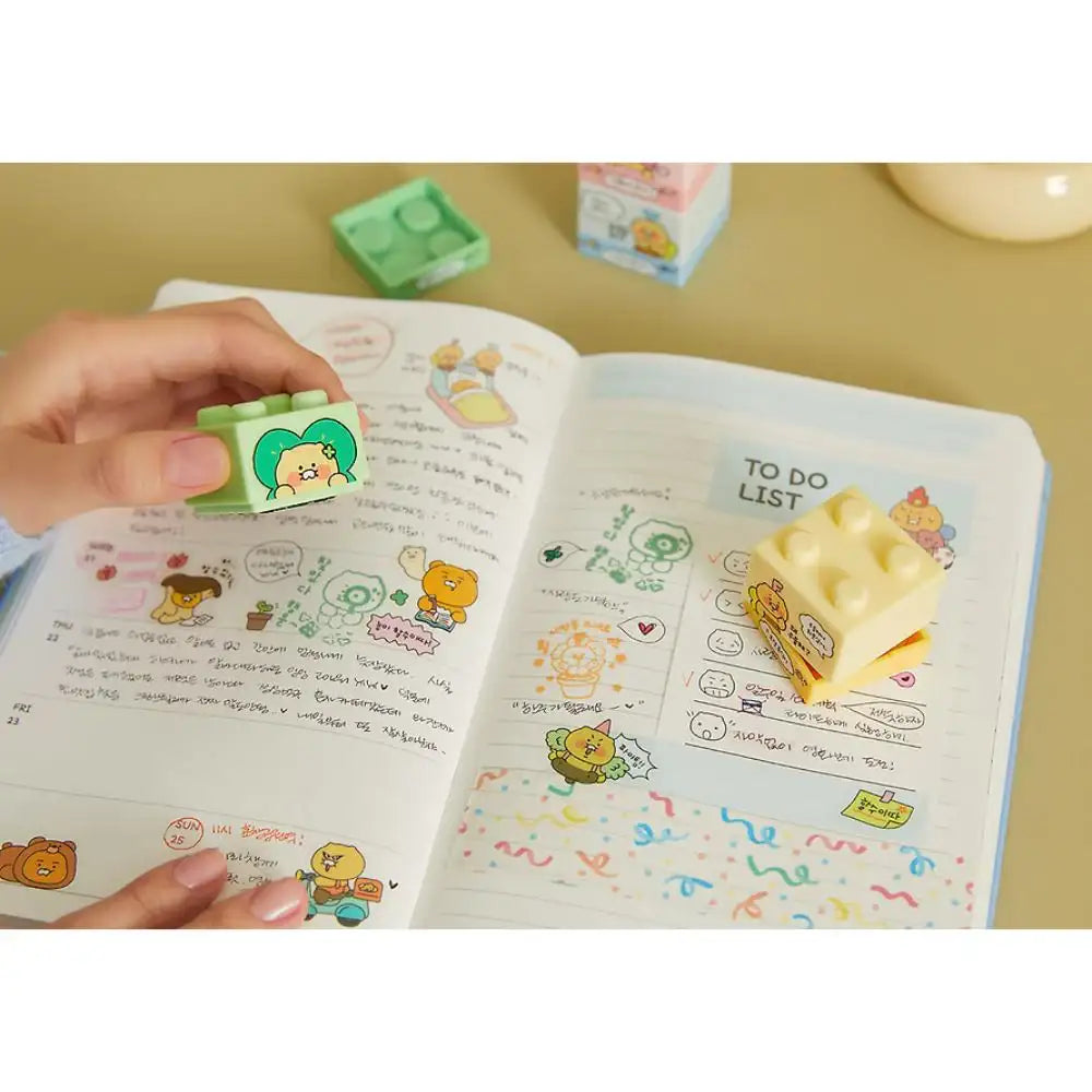 Kakao Friends - Today's Fairy Choonsik Block Stamp (Random) - Kakao Friends - block stamp - Harumio