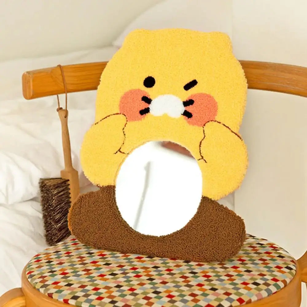 Kakao Friends - Choonsik Boucle Tufting Mirror - Kakao Friends - Mirror - Harumio