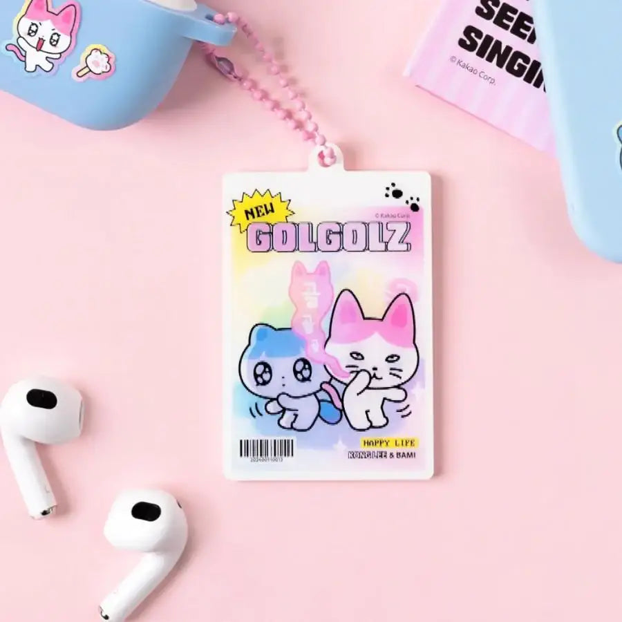 Kakao Friends - GOLGOLZ Lenticular Acrylic Keyring - Kakao Friends - Acrylic Keyring - Harumio