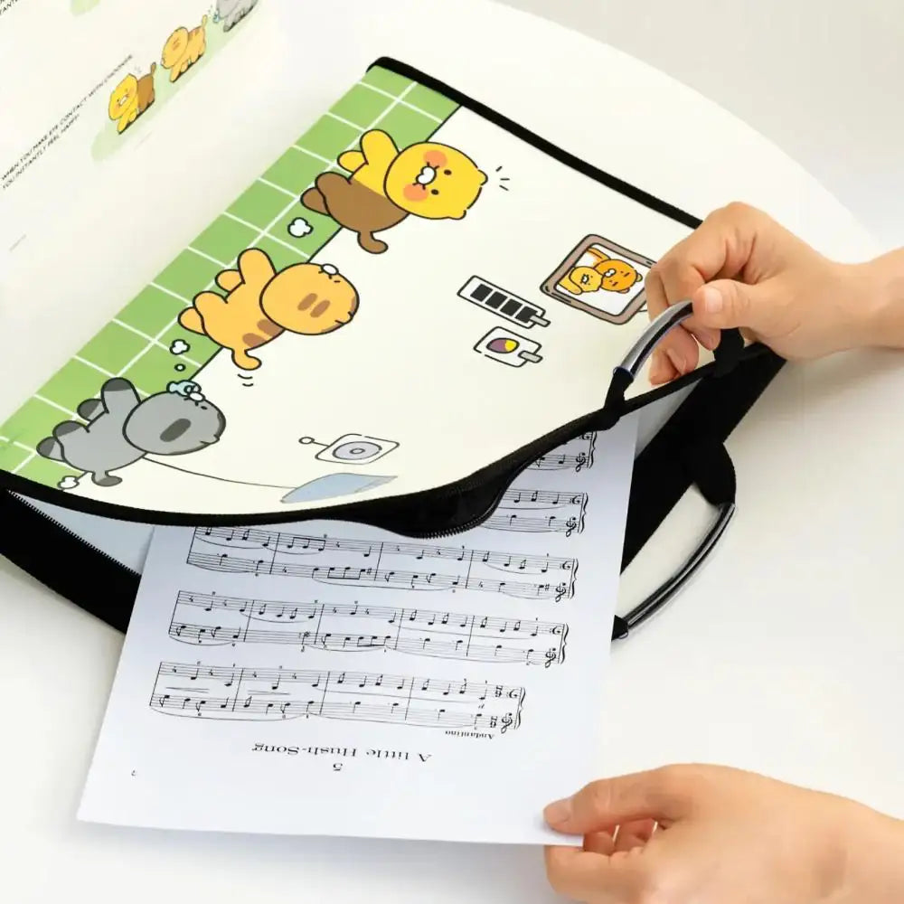 Kakao Friends - Choonsik Ordinary Handle Zipper File - Kakao Friends - Zipper File - Harumio