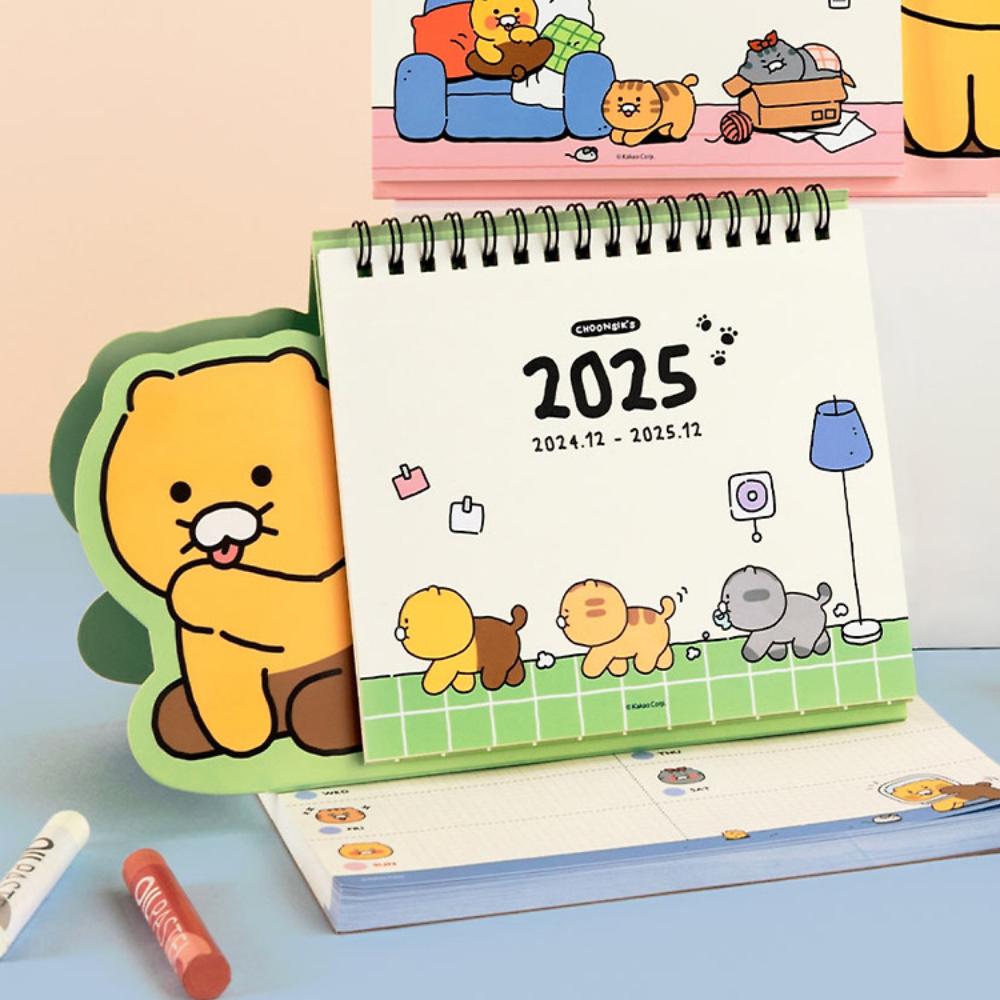 Kakao Friends - Peeping Choonsik 2025 Desk Calendar - Kakao Friends - Desk Calendar - Harumio