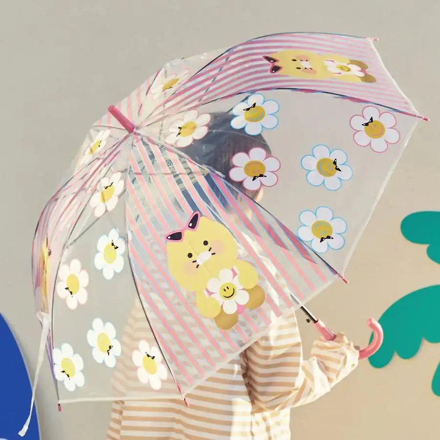 Wiggle Wiggle x Kakao Friends - Choonsik Transparent Umbrella - Wiggle Wiggle x Kakao Friends - Umbrella - Harumio