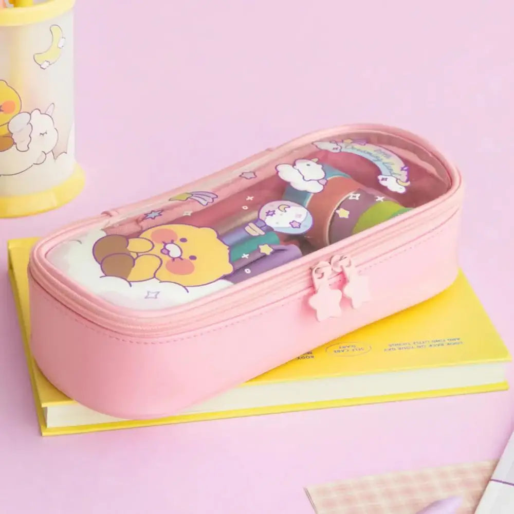 Kakao Friends - Little Friends Dreaming Transparent Pouch - Kakao Friends - Pouch - Harumio