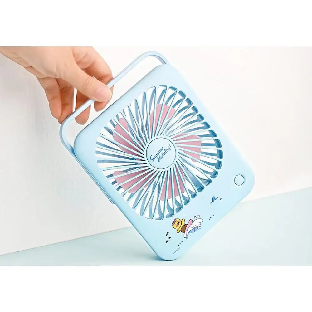 Kakao Friends - Choonsik Wireless Tabletop Fan - Kakao Friends - Mini Fan - Harumio