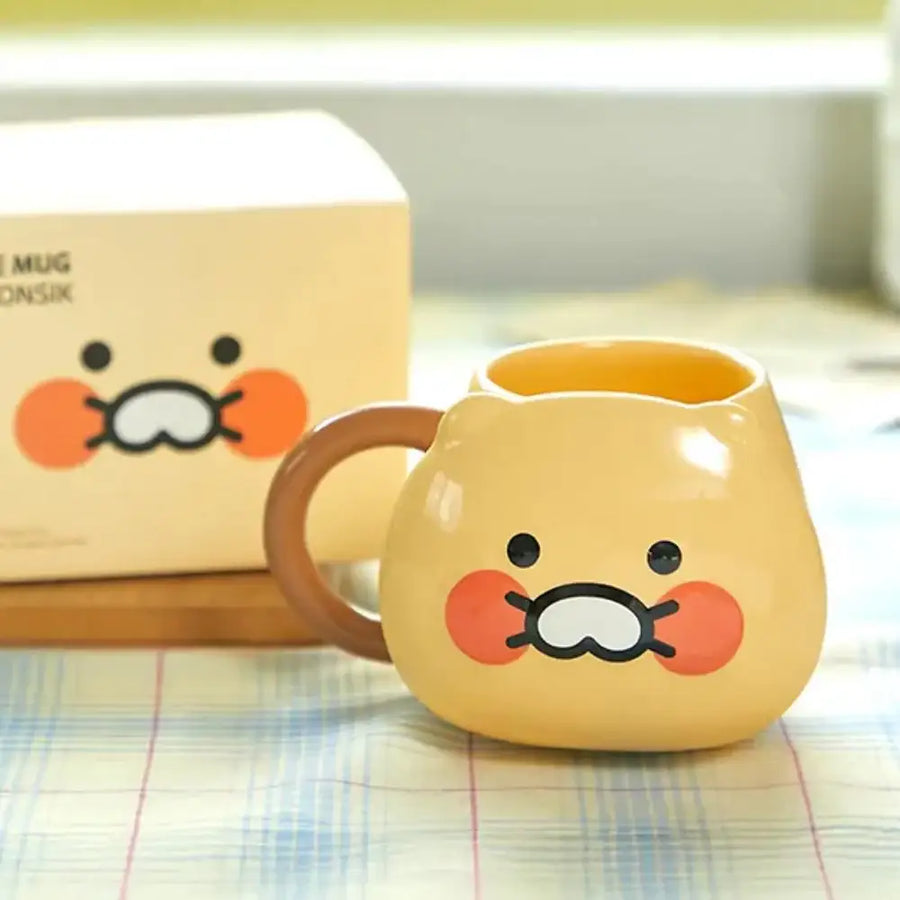 Kakao Friends - Choonsik Face Mug - Kakao Friends - Mug - Harumio