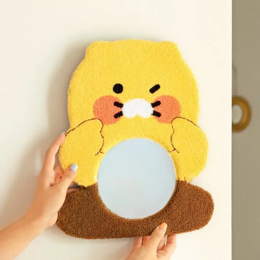 Kakao Friends - Choonsik Boucle Tufting Mirror - Kakao Friends - Mirror - Harumio