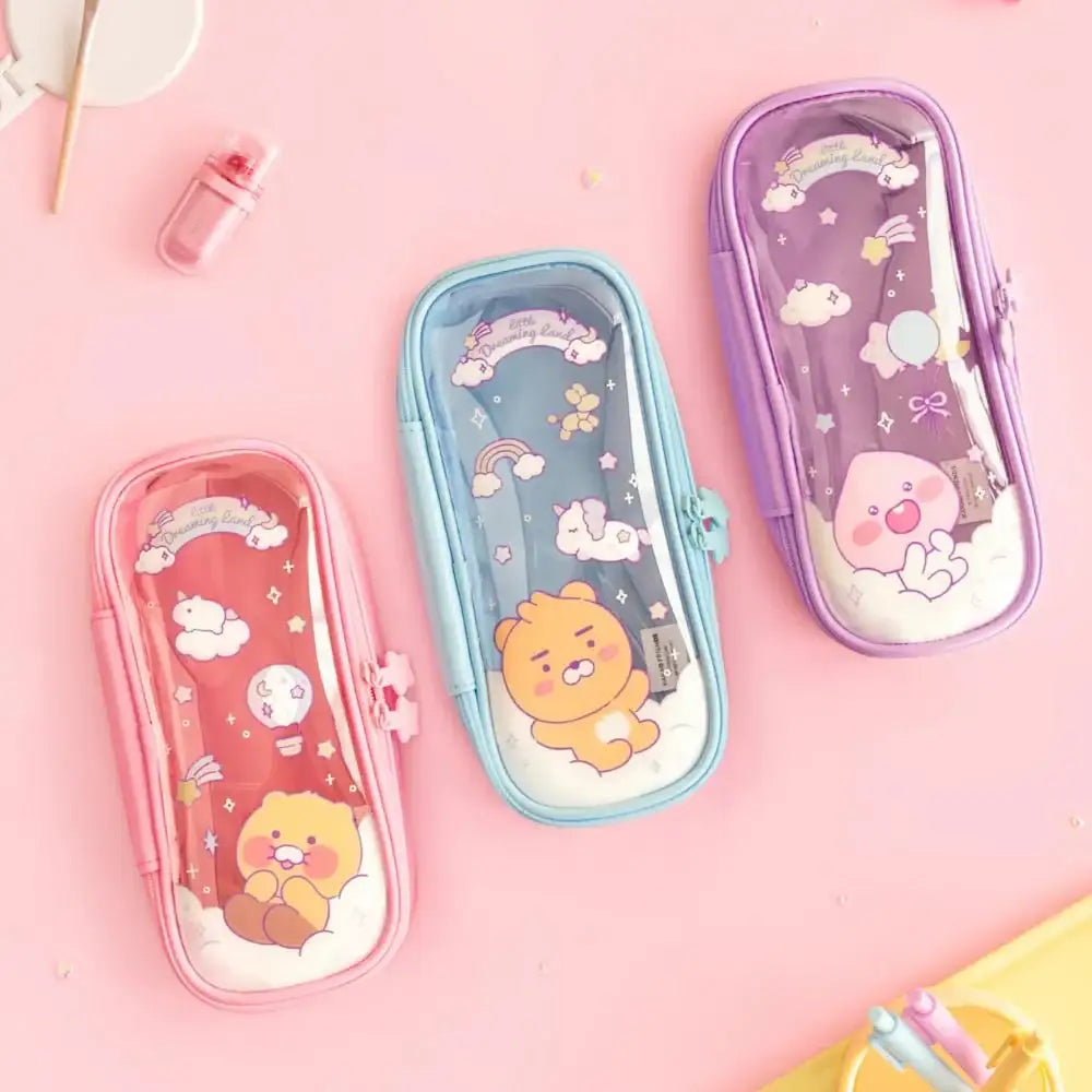 Kakao Friends - Little Friends Dreaming Transparent Pouch - Kakao Friends - Pouch - Harumio