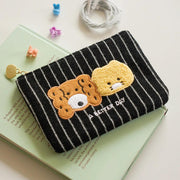 Kakao Friends - FRIENDAY Choonsik Square Terry Pouch (Black)